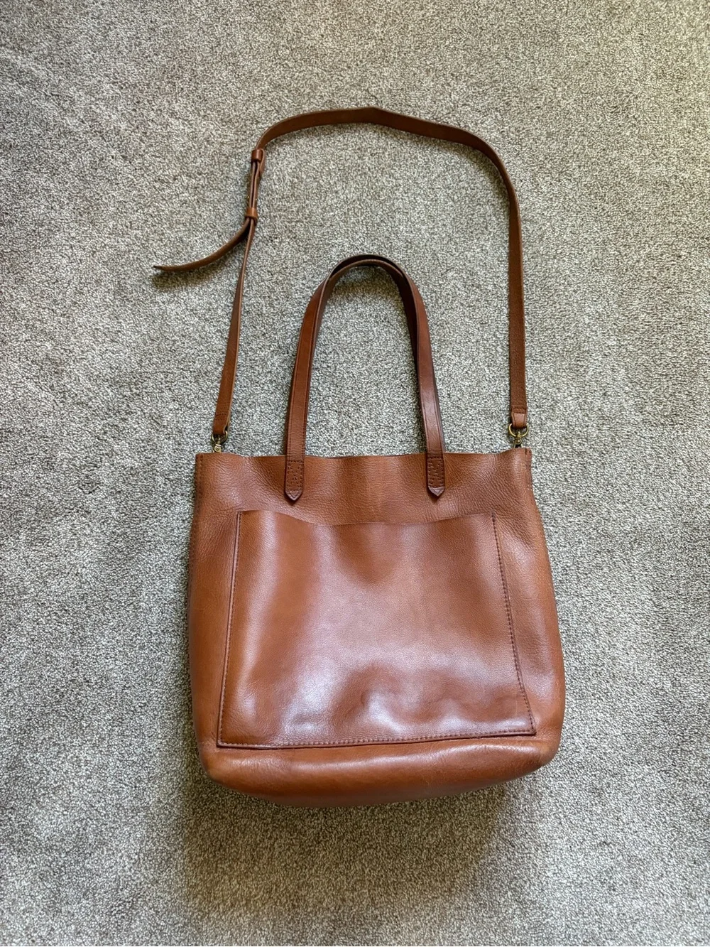 Madewell Medium Transport Leather Tote